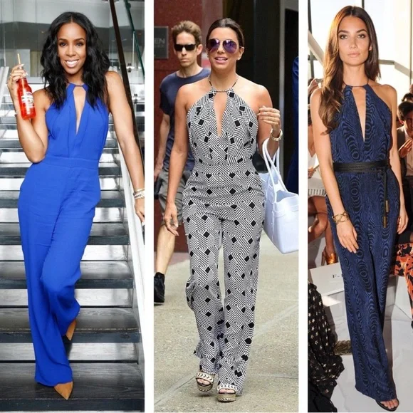 DIANE VON FURSTENBERG SILK JUMPSUIT New Condition - Picture 2 of 14